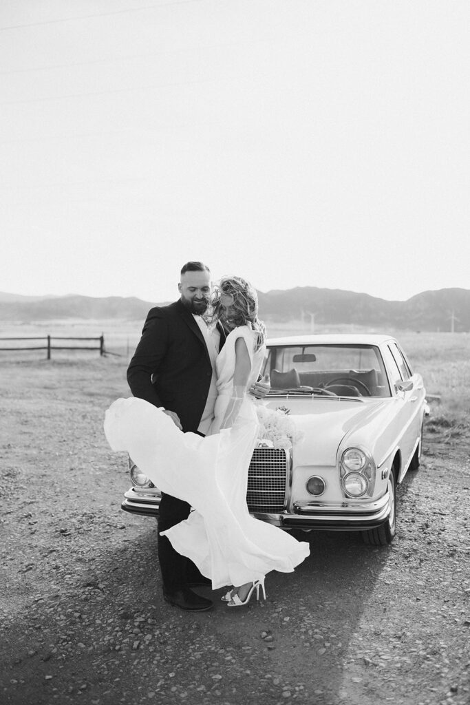 Editorial engagement photos in Colorado