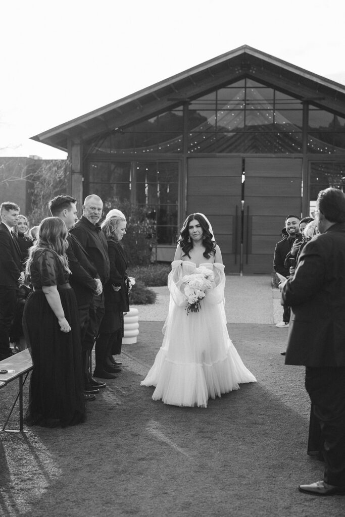 Wedding ceremony at The Paseo wedding venue in Arizona