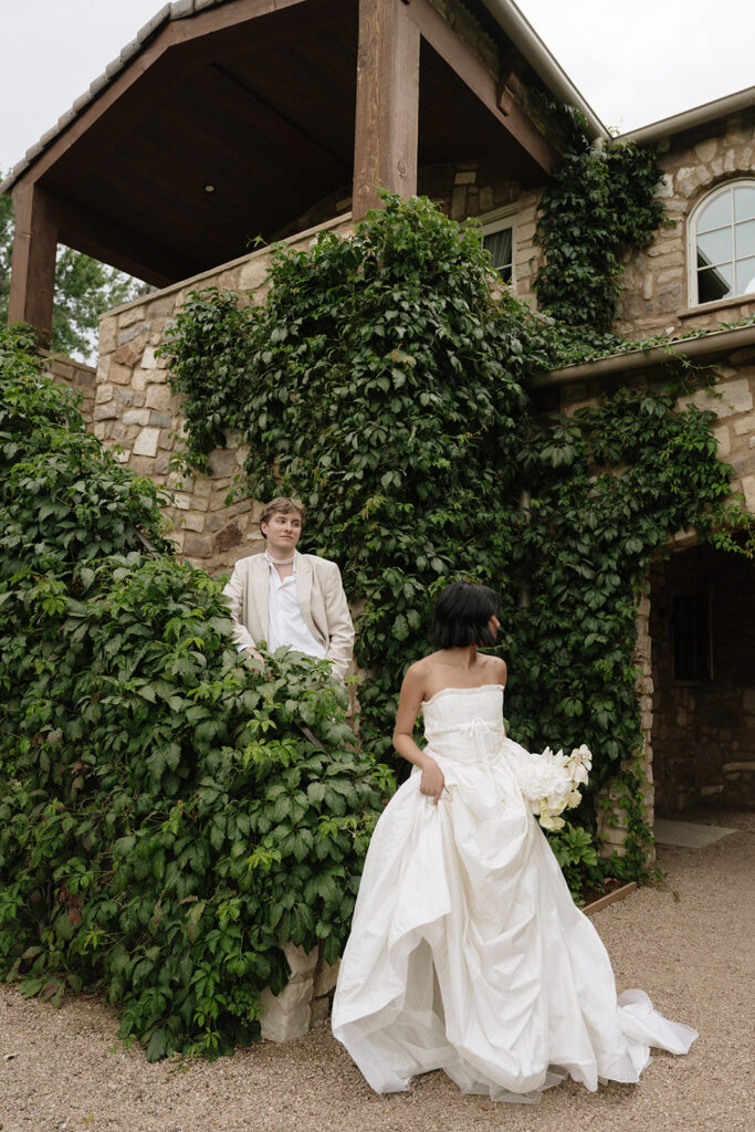 Colorado wedding bride and groom portraits at Burning Sky Farm