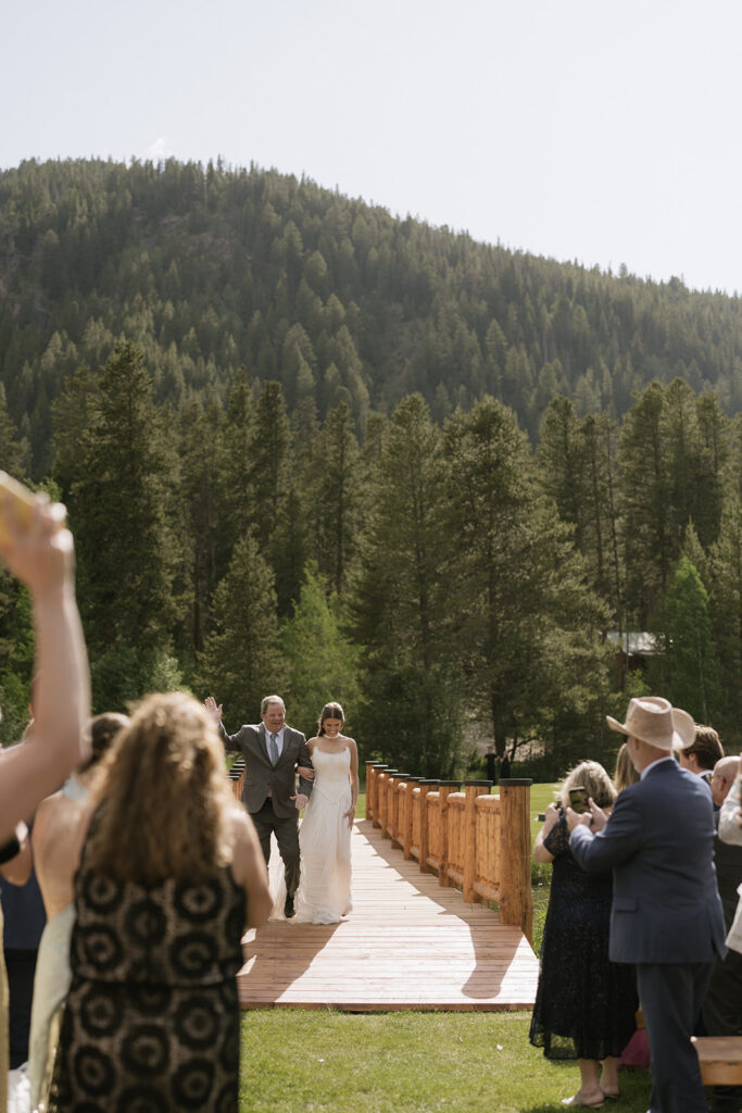 Camp Hale wedding ceremony