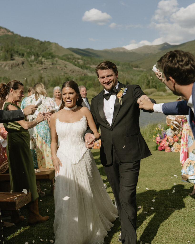 Camp Hale wedding ceremony
