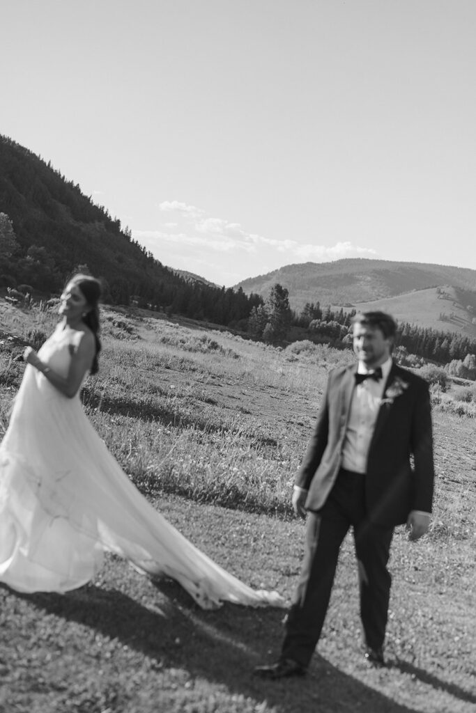 Colorado mountain wedding photos at Camp Hale