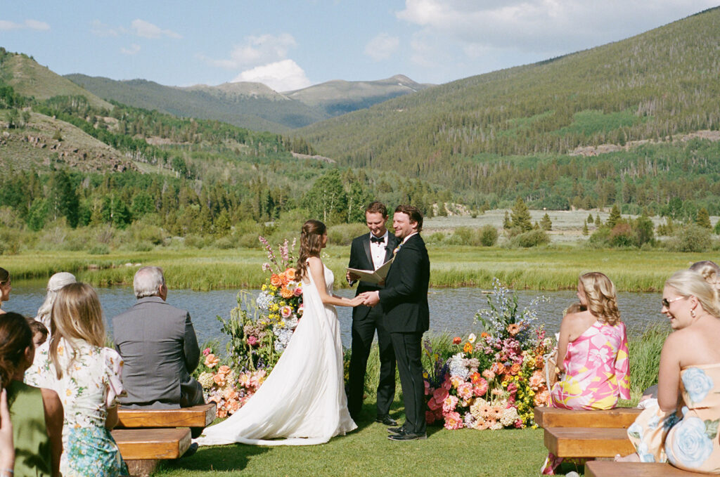 Camp Hale wedding ceremony
