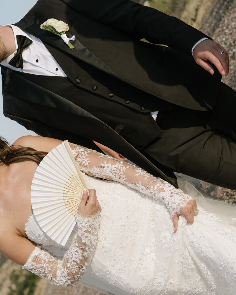 Editorial summer wedding photos in Colorado
