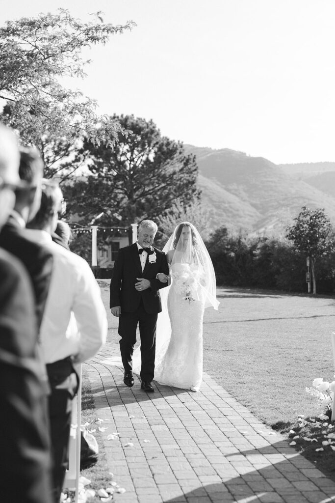 Colorado summer wedding ceremony in Littleton