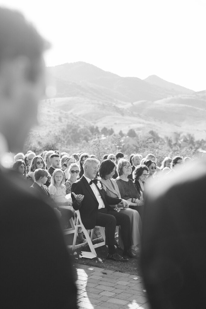 Colorado summer wedding ceremony in Littleton