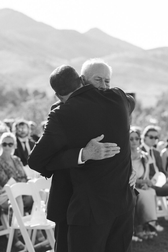 Colorado summer wedding ceremony in Littleton