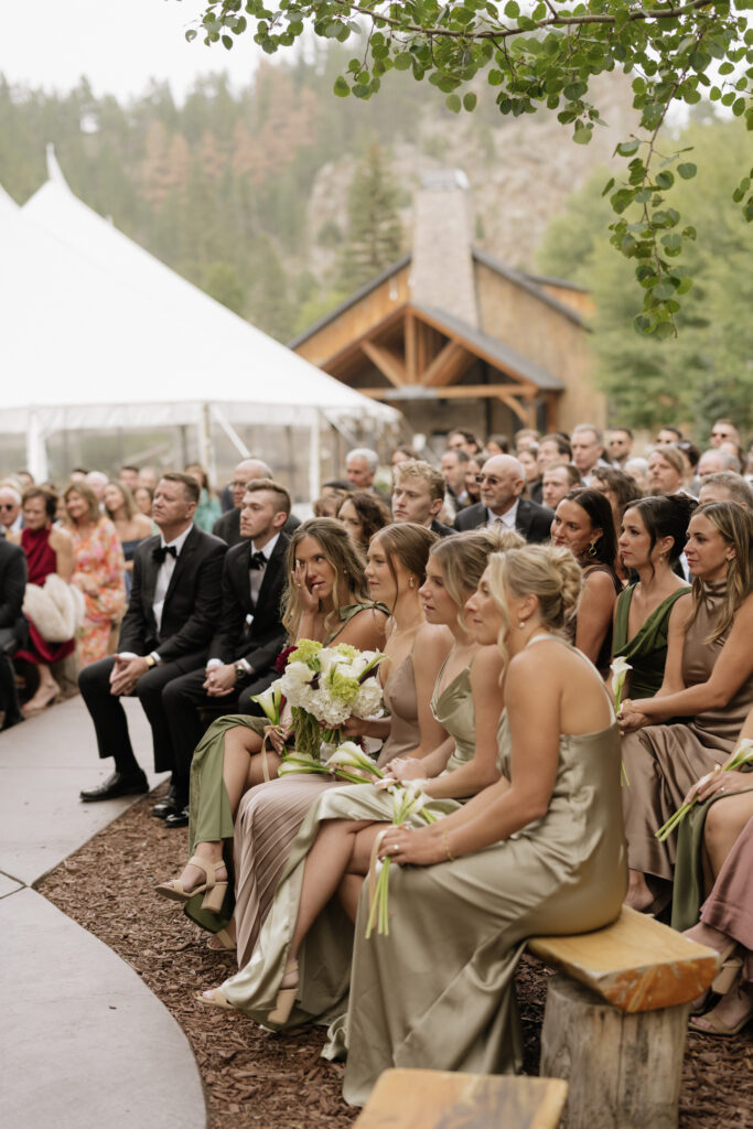 Blackstone Rivers Ranch wedding ceremony in Colorado