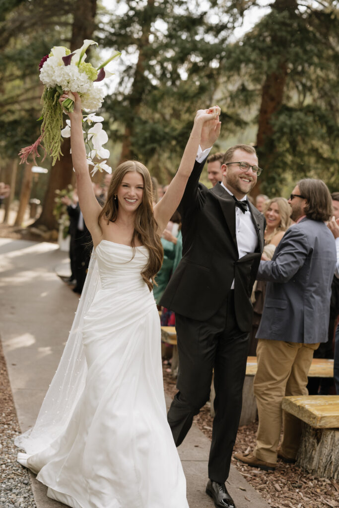 Blackstone Rivers Ranch wedding ceremony in Colorado
