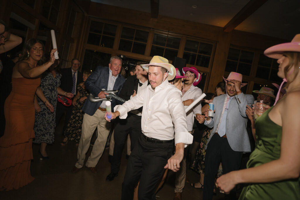 Donovan Pavilion wedding reception dance floor