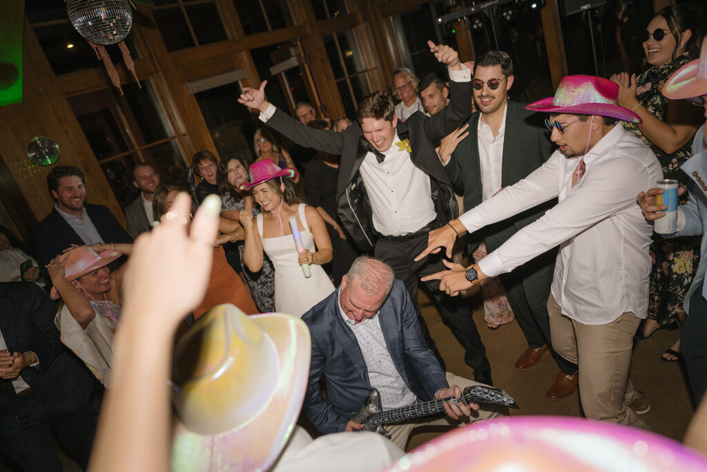 Donovan Pavilion wedding reception dance floor