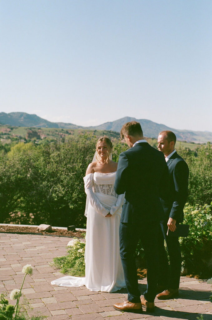 35mm film wedding photography
