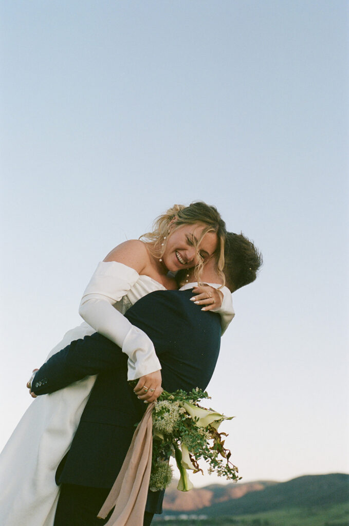 35mm film wedding photography