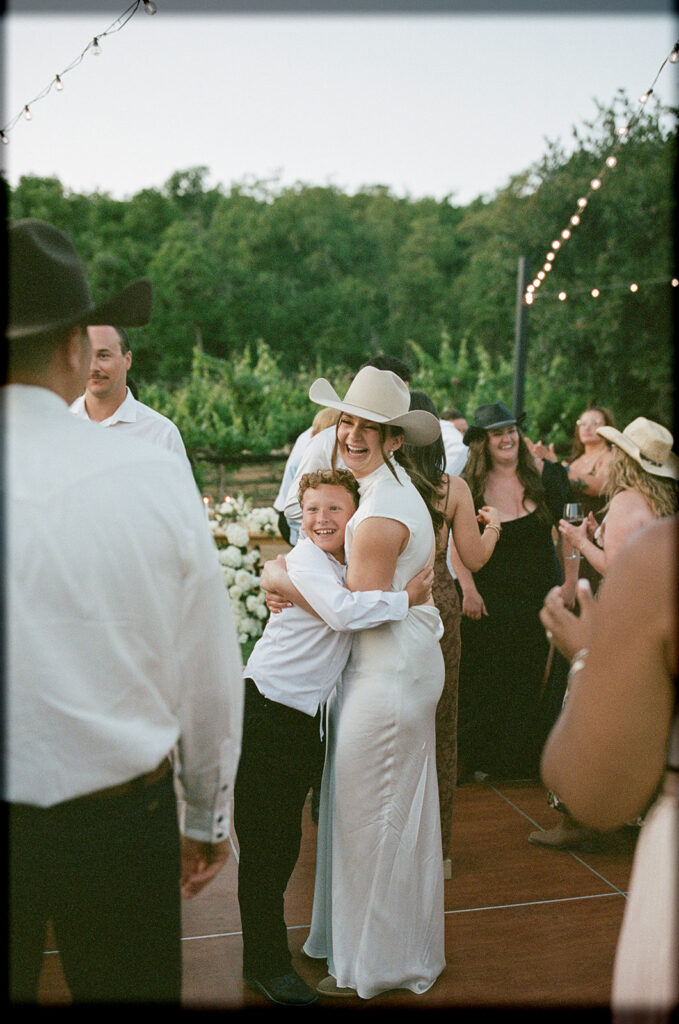 Rancho Guejito wedding reception in San Diego on 35mm film