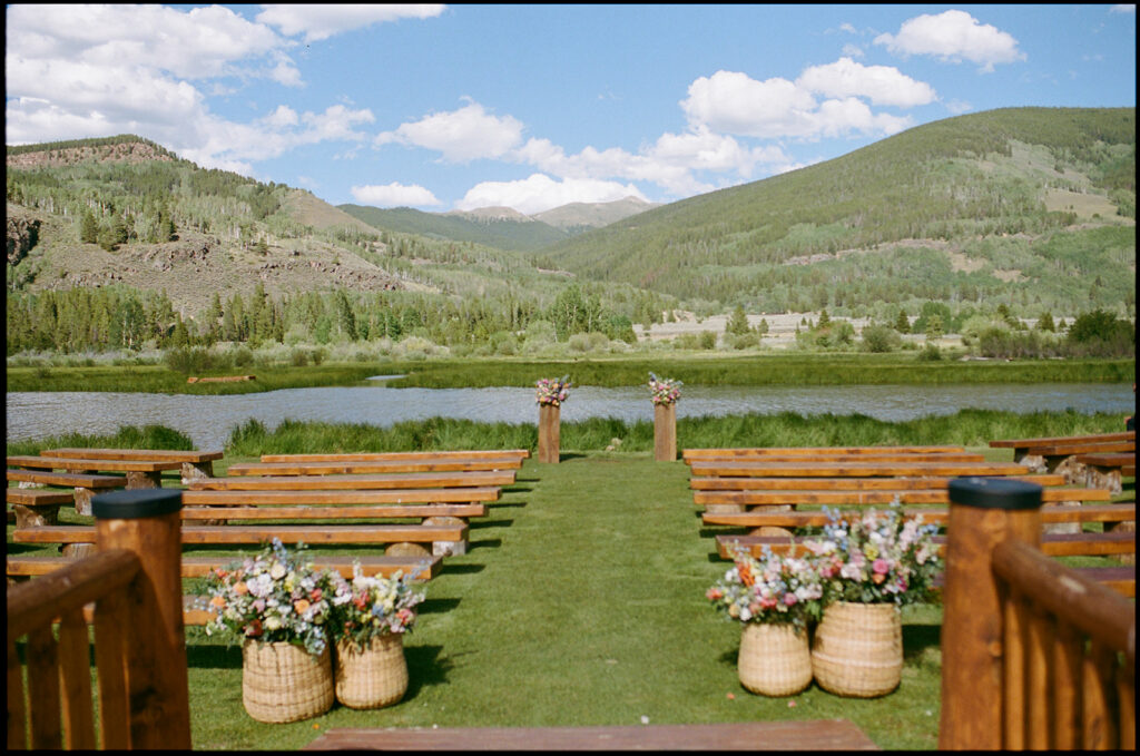 Camp Hale wedding ceremony space