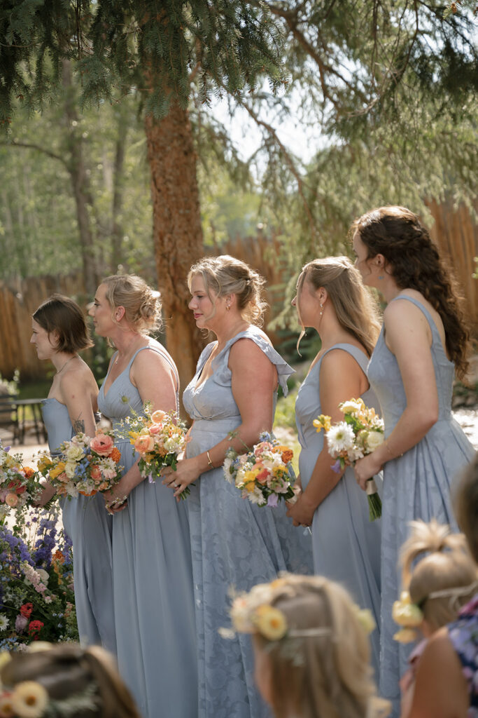 Blackstone Rivers Ranch wedding ceremony in Idaho Springs