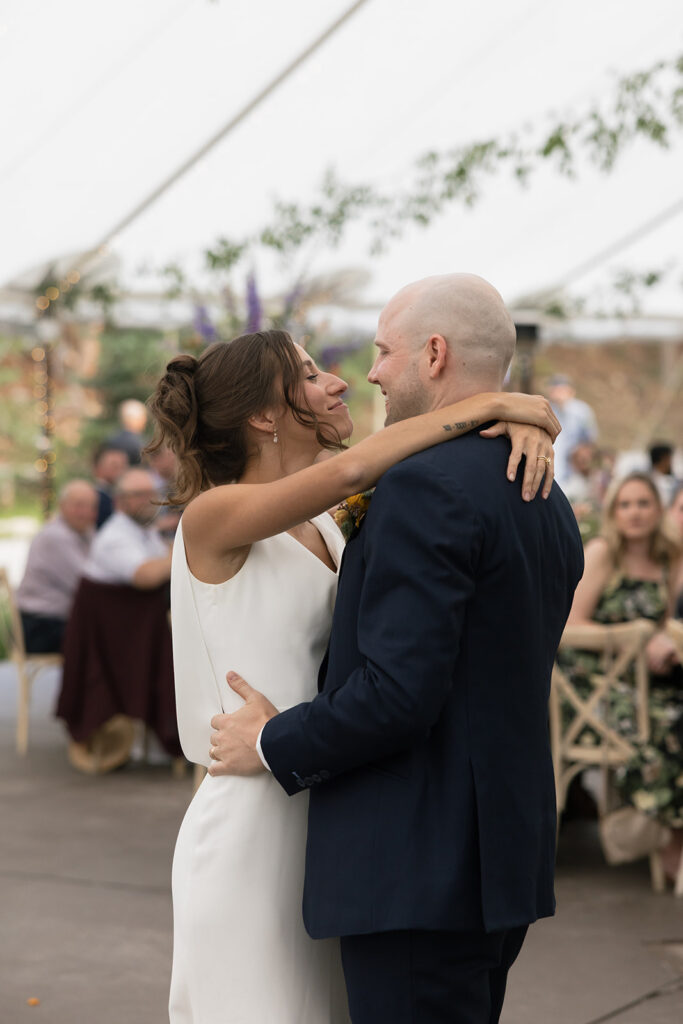 Whimsical wedding reception at an Idaho Springs wedding venue
