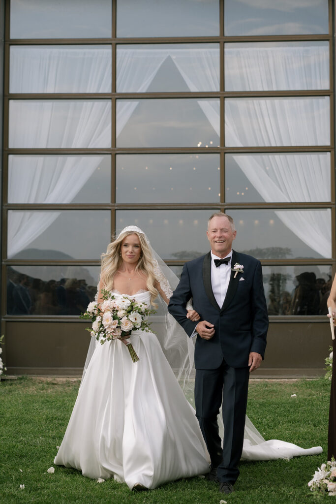 A romantic Steamboat Springs summer wedding ceremony