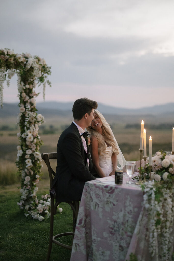 Documentary wedding photos of a Steamboat Springs wedding reception